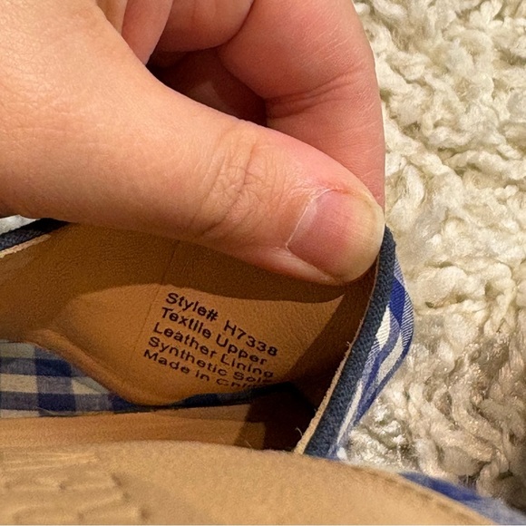 J. Crew All-Day Mules in Blue/White Gingham Size 8 - Picture 8 of 11
